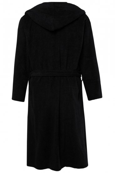 JP1880 Bathrobe Terry Black - Spodní prádlo - Spodní Prádlo Nadměrné Velikosti 2XL-8XL