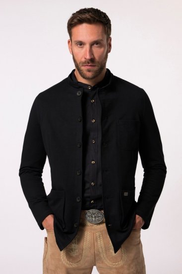 JP1880 Comfortable & Stretchy FLEXNAMIC® Light Jacket Black - Bundy - Bundy Nadměrné Velikosti - 2XL-8XL