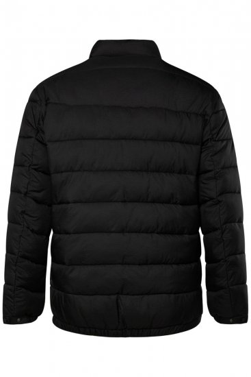 Men+ 494 Prošívaná bunda se stojáčkem Černá - Bundy - Bundy Nadměrné Velikosti - 2XL-8XL
