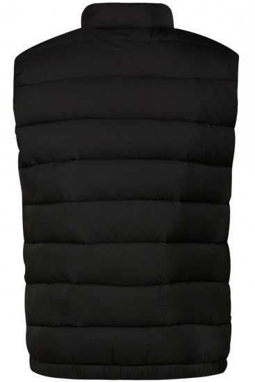Men+ 578 Vesta prošívaná se stojáčkem Černá - Bundy - Bundy Nadměrné Velikosti - 2XL-8XL