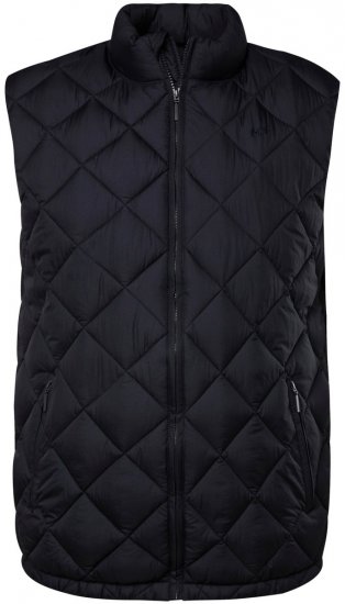 Men+ 578 Vesta prošívaná se stojáčkem Tmavě modrá - Bundy - Bundy Nadměrné Velikosti - 2XL-8XL