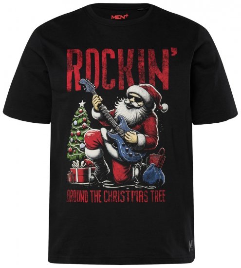 Men+ 180 Tričko Rockin' Černá - Trička - Trička nadměrné velikosti - 2XL-14XL