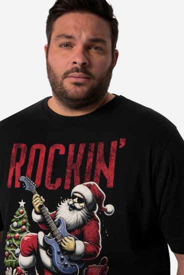 Men+ 180 Tričko Rockin' Černá - Trička - Trička nadměrné velikosti - 2XL-14XL