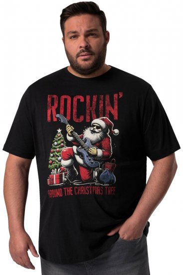 Men+ 180 Tričko Rockin' Černá - Trička - Trička nadměrné velikosti - 2XL-14XL