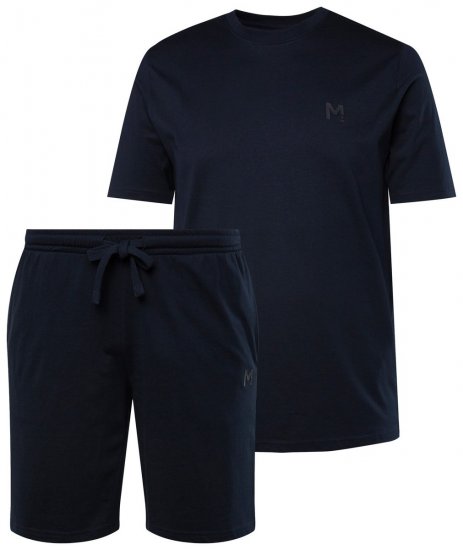 Men+ 196 Pyžamo krátký model Tmavě modrá - Spodní prádlo - Spodní Prádlo Nadměrné Velikosti 2XL-8XL