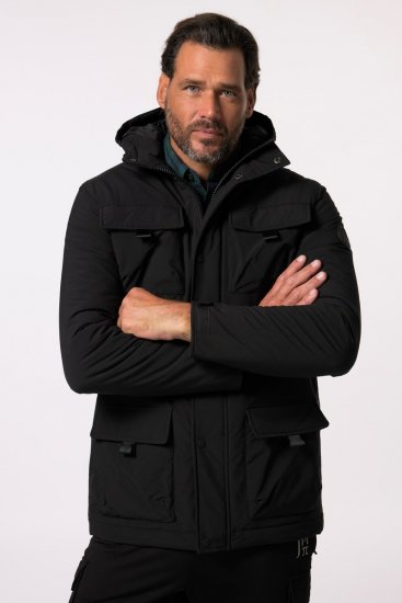 JP1880 Field Jacket Wind-repellent Black - Bundy - Bundy Nadměrné Velikosti - 2XL-8XL