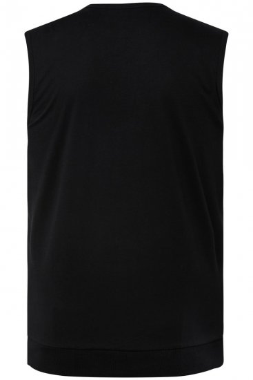 Men+ 248 Tričko bez rukávů bellyfit Černá - Trička - Trička nadměrné velikosti - 2XL-14XL