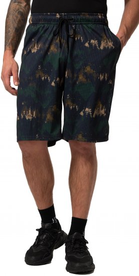 JP1880 Jay-Pi Bermuda QuickDry Mesh Fitness Shorts Khaki - Sportovní oblečení - Sportovní Oblečení 2XL-10XL