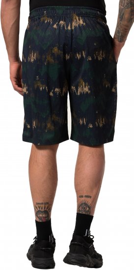JP1880 Jay-Pi Bermuda QuickDry Mesh Fitness Shorts Khaki - Sportovní oblečení - Sportovní Oblečení 2XL-10XL