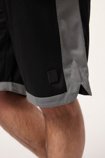 JP1880 Jay-Pi Bermuda QuickDry Mesh Fitness Shorts Black - Sportovní oblečení - Sportovní Oblečení 2XL-10XL
