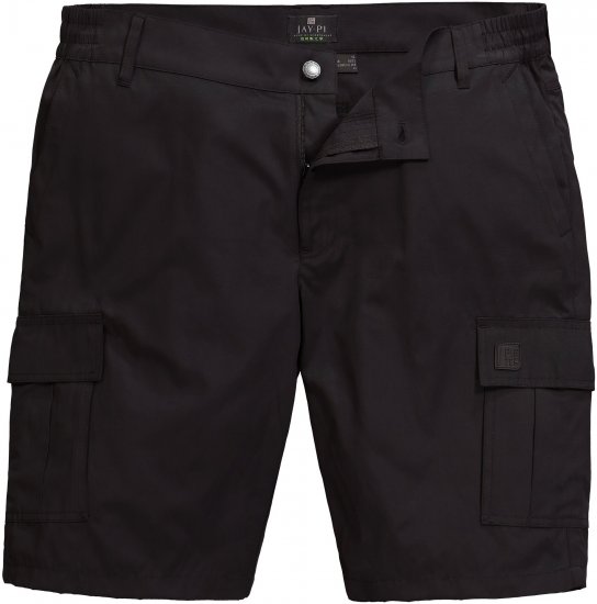 JP1880 Jay-Pi Bermuda QuickDry Cargo Shorts Black - Sportovní oblečení - Sportovní Oblečení 2XL-10XL