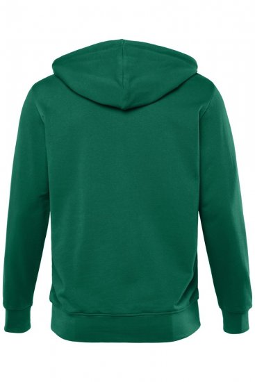 Men+ 851 Mikina s kapucí na zip Zelená - Mikiny & mikiny s kapucí - Mikiny & Mikiny s kapucí 2XL-12XL