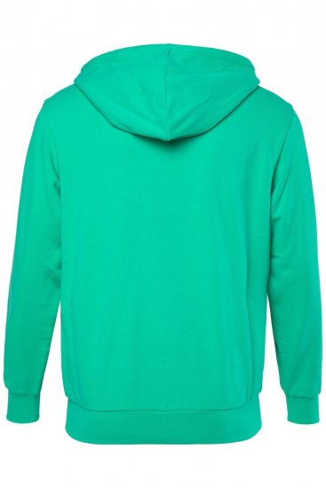 Men+ 851 Mikina s kapucí na zip Smaragdová - Mikiny & mikiny s kapucí - Mikiny & Mikiny s kapucí 2XL-12XL