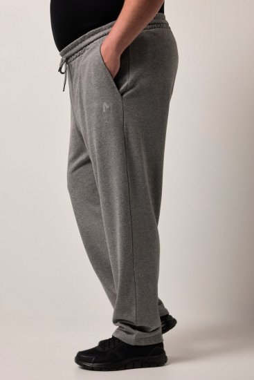 Men+ 852 Tepláky Šedý melír - Tepláky & kraťasy - Tepláky a Teplákové Kraťasy 2XL-12XL
