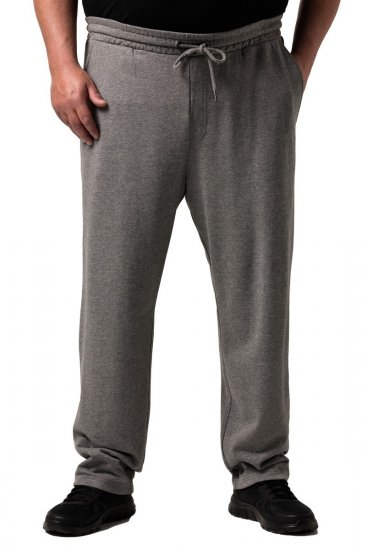 Men+ 852 Tepláky Šedý melír - Tepláky & kraťasy - Tepláky a Teplákové Kraťasy 2XL-12XL