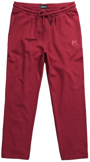 Men+ 852 Tepláky Vínově červená - Tepláky & kraťasy - Tepláky a Teplákové Kraťasy 2XL-12XL