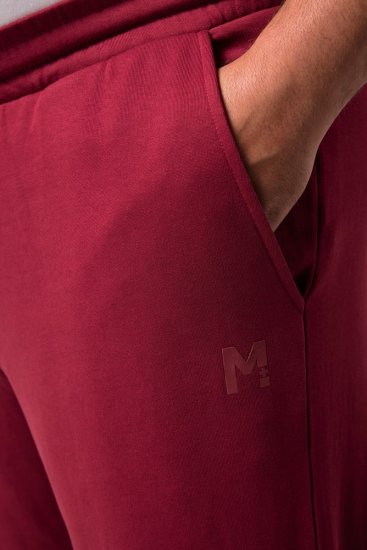 Men+ 852 Tepláky Vínově červená - Tepláky & kraťasy - Tepláky a Teplákové Kraťasy 2XL-12XL