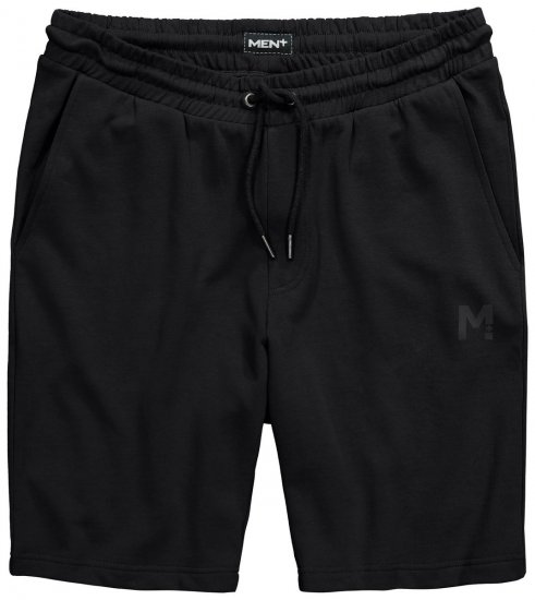 Men+ 858 Teplákové kraťasy Černá - Tepláky & kraťasy - Tepláky a Teplákové Kraťasy 2XL-12XL