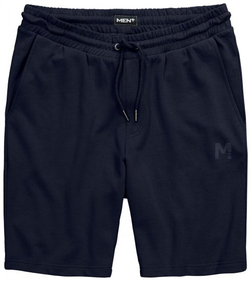 Men+ 858 Teplákové kraťasy Tmavě modrá - Tepláky & kraťasy - Tepláky a Teplákové Kraťasy 2XL-12XL