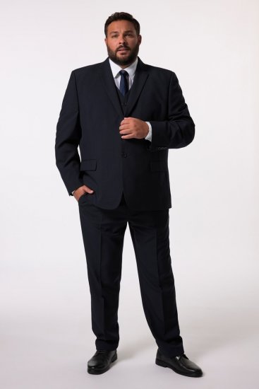 Men+ 064 Porto Sako Tmavě modrá - Obleky - Obleky 2XL-8XL
