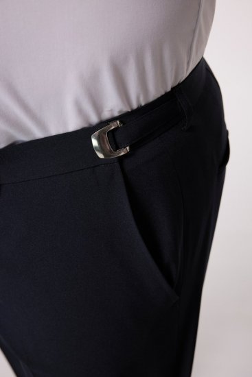 Men+ 065 Porto Kalhoty k obleku Tmavě modrá - Obleky - Obleky 2XL-8XL