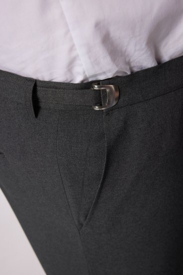 Men+ 065 Porto Kalhoty k obleku Šedá - Obleky - Obleky 2XL-8XL