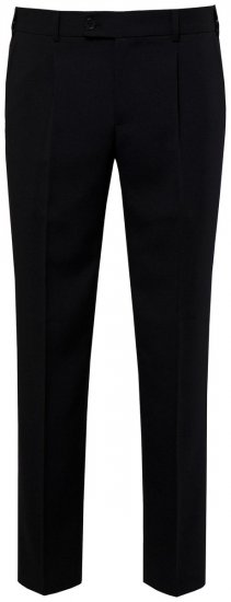 Men+ 066 Porto Kalhoty k obleku bellyfit Černá - Obleky - Obleky 2XL-8XL