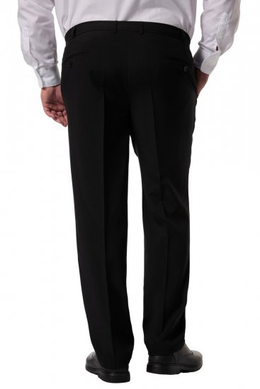 Men+ 066 Porto Kalhoty k obleku bellyfit Černá - Obleky - Obleky 2XL-8XL