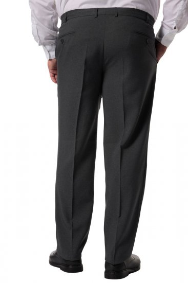 Men+ 066 Porto Kalhoty k obleku bellyfit Šedá - Obleky - Obleky 2XL-8XL