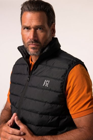 Jay-Pi 835324 Skládací prošívaná vesta Černá - Bundy - Bundy Nadměrné Velikosti - 2XL-8XL