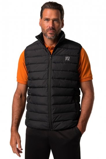 Jay-Pi 835324 Skládací prošívaná vesta Černá - Bundy - Bundy Nadměrné Velikosti - 2XL-8XL