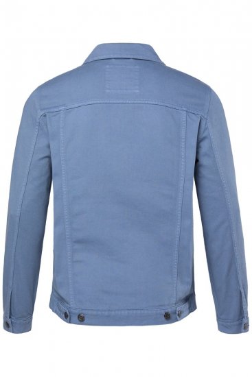 Men+ 446 Džínová bunda s náprsními kapsami Denimová modrá - Bundy - Bundy Nadměrné Velikosti - 2XL-8XL