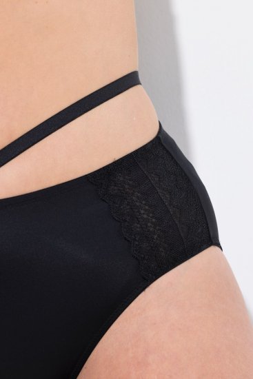 Ulla Popken 836172 Boxerky Černá - Kalhotky - 
