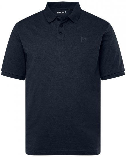 Men+ 256 Polokošile Tmavě modrá - Polokošile - Polokošile 2XL-8XL - Trička s límečkem 2XL-8XL