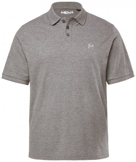 Men+ 256 Polokošile Šedá - Polokošile - Polokošile 2XL-8XL - Trička s límečkem 2XL-8XL