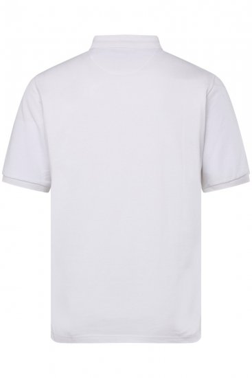 Men+ 256 Polokošile Bílá - Polokošile - Polokošile 2XL-8XL - Trička s límečkem 2XL-8XL