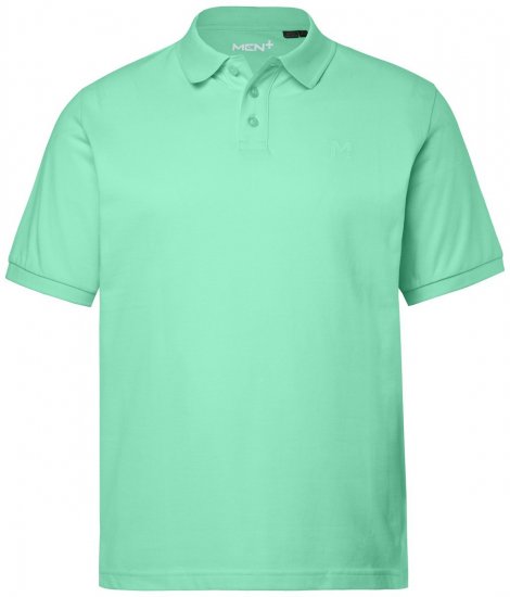 Men+ 256 Polokošile Modrozelená - Polokošile - Polokošile 2XL-8XL - Trička s límečkem 2XL-8XL