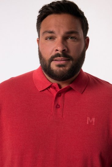 Men+ 256 Polokošile Červená - Polokošile - Polokošile 2XL-8XL - Trička s límečkem 2XL-8XL