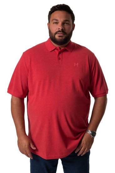 Men+ 256 Polokošile Červená - Polokošile - Polokošile 2XL-8XL - Trička s límečkem 2XL-8XL