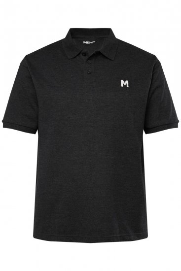Men+ 258 Polokošile Černá 2 kusy - Polokošile - Polokošile 2XL-8XL - Trička s límečkem 2XL-8XL