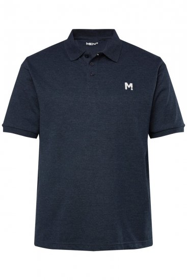 Men+ 258 Polokošile Tmavě modrá 2 kusy - Polokošile - Polokošile 2XL-8XL - Trička s límečkem 2XL-8XL