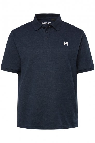 Men+ 258 Polokošile Tmavě modrá 2 kusy - Polokošile - Polokošile 2XL-8XL - Trička s límečkem 2XL-8XL