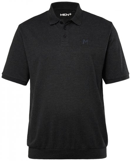 Men+ 264 Polokošile bellyfit Černá - Polokošile - Polokošile 2XL-8XL - Trička s límečkem 2XL-8XL