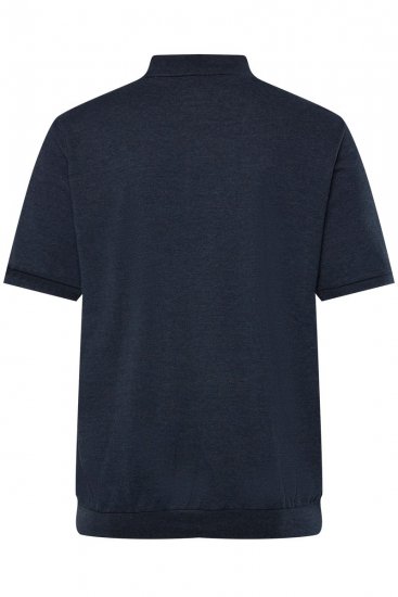 Men+ 264 Polokošile bellyfit Tmavě modrá - Polokošile - Polokošile 2XL-8XL - Trička s límečkem 2XL-8XL