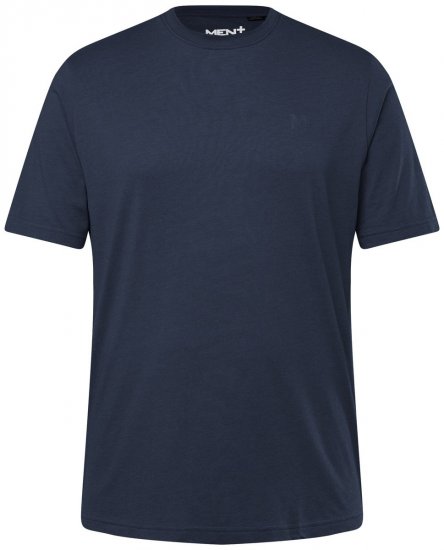 Men+ 276 Tričko kulatý výstřih Tmavě modrá - Trička - Trička nadměrné velikosti - 2XL-14XL