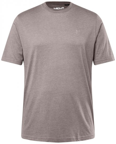 Men+ 276 Tričko kulatý výstřih Šedá - Trička - Trička nadměrné velikosti - 2XL-14XL