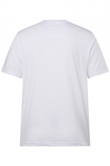 Men+ 276 Tričko kulatý výstřih Bílá - Trička - Trička nadměrné velikosti - 2XL-14XL