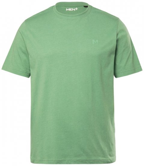 Men+ 276 Tričko kulatý výstřih Zelená - Trička - Trička nadměrné velikosti - 2XL-14XL