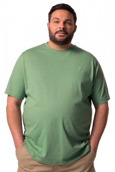 Men+ 276 Tričko kulatý výstřih Zelená - Trička - Trička nadměrné velikosti - 2XL-14XL