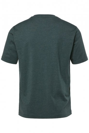 Men+ 276 Tričko kulatý výstřih Tmavě zelená - Trička - Trička nadměrné velikosti - 2XL-14XL